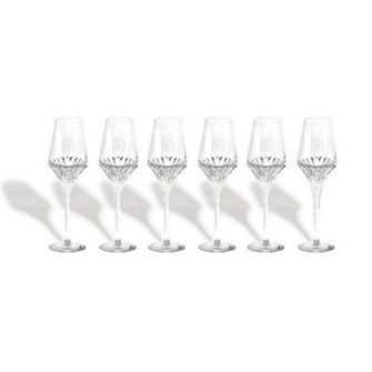 Lot de 6 verres en cristal
