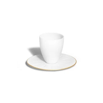 Ode au Temps - Set de 2 Tasses à Café et Soucoupes