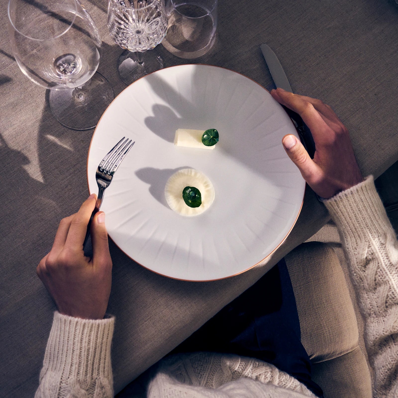 Ode au Temps - Set de 2 Assiettes à Dîner