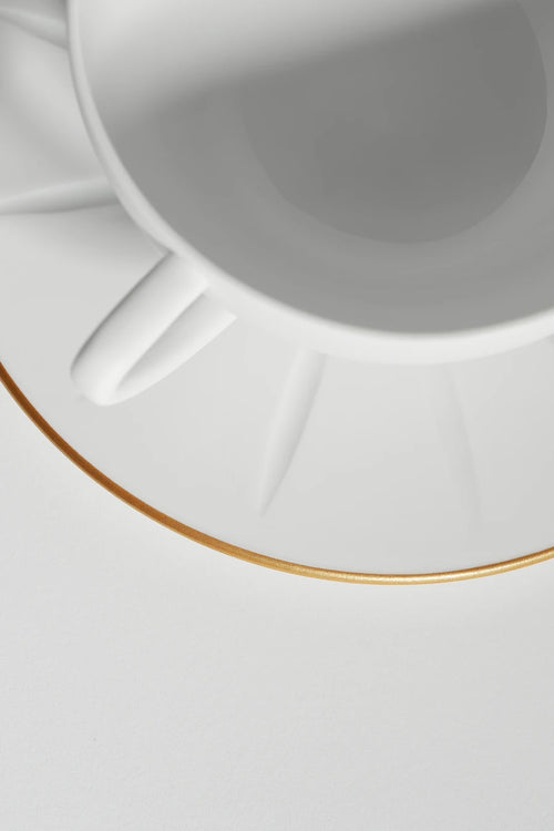 Ode au Temps - Set de 2 Tasses à Thé et Soucoupes