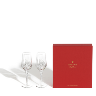 Lot de deux verres en cristal